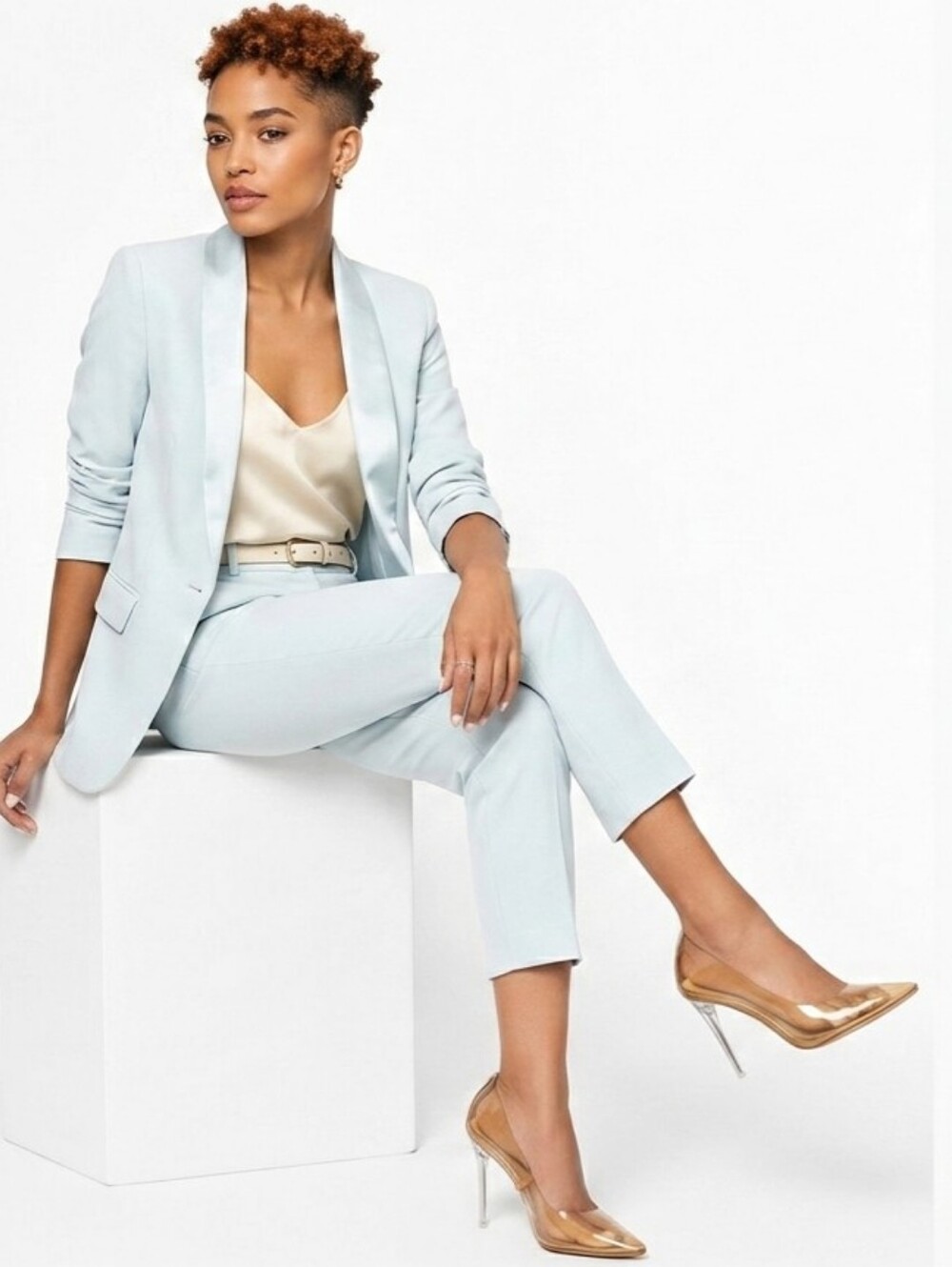 Shein PVC Clear Stilettos